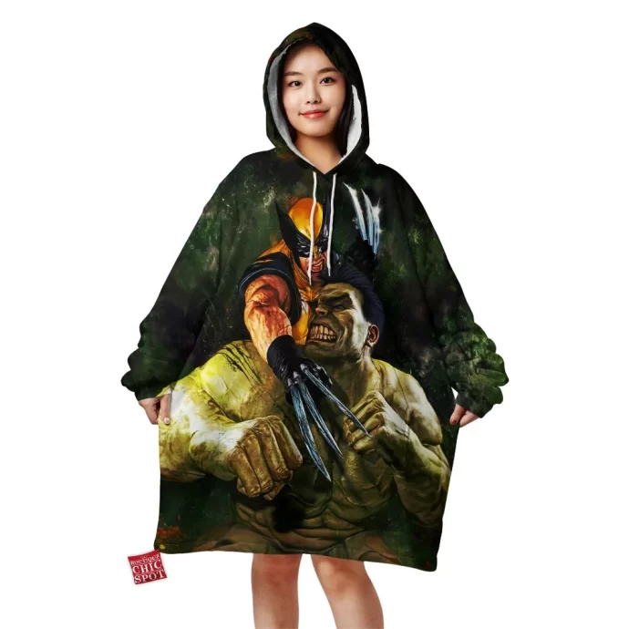 Wolverine Hulk Blanket Hoodie