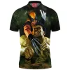 Comic Polo Shirt, Hulk Polo Shirt, Wolverine Polo Shirt
