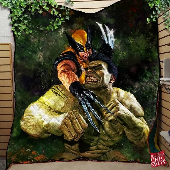 Wolverine Hulk Quilt Blanket