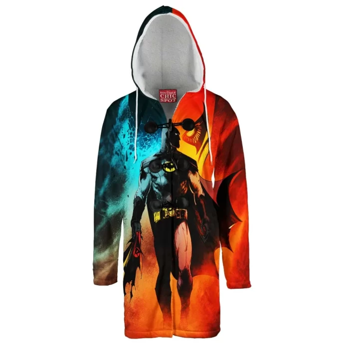 Death Stroke Batman Hooded Cloak Coat