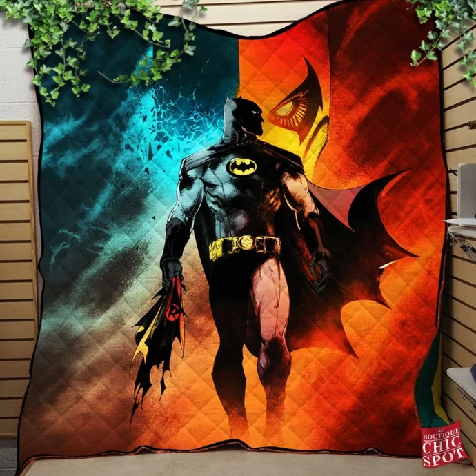 Death Stroke Batman Quilt Blanket