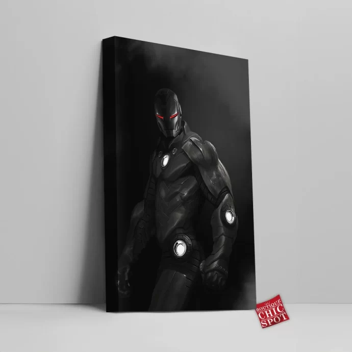 Black Iron Man Canvas Wall Art