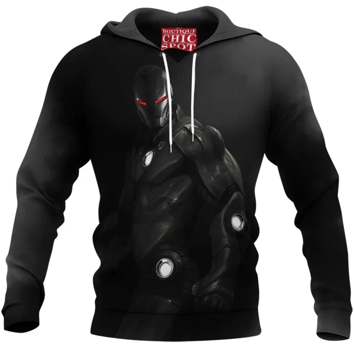 Black Iron Man Hoodie