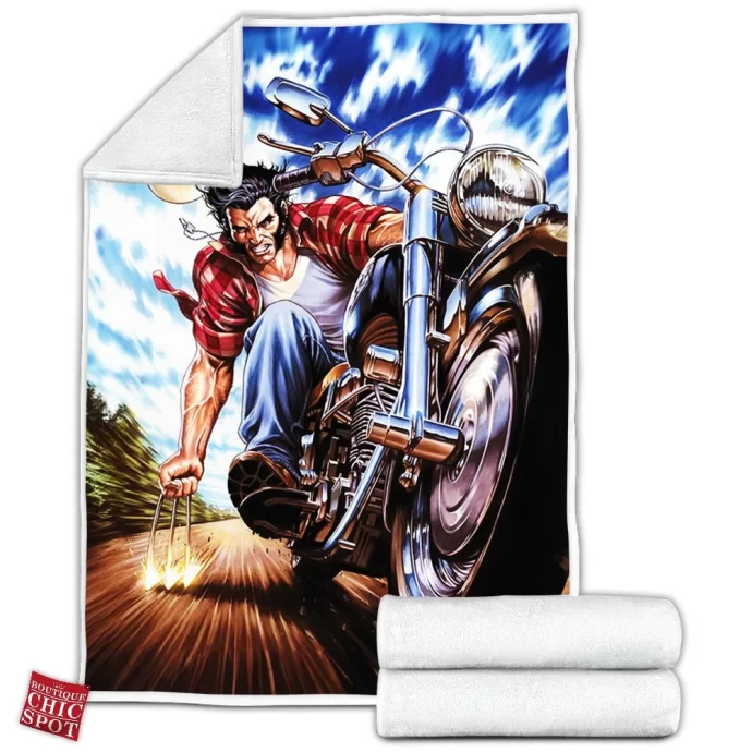 Wolverine Fleece Blanket