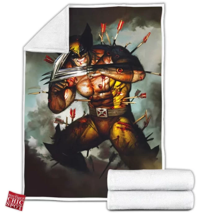 Wolverine Fleece Blanket