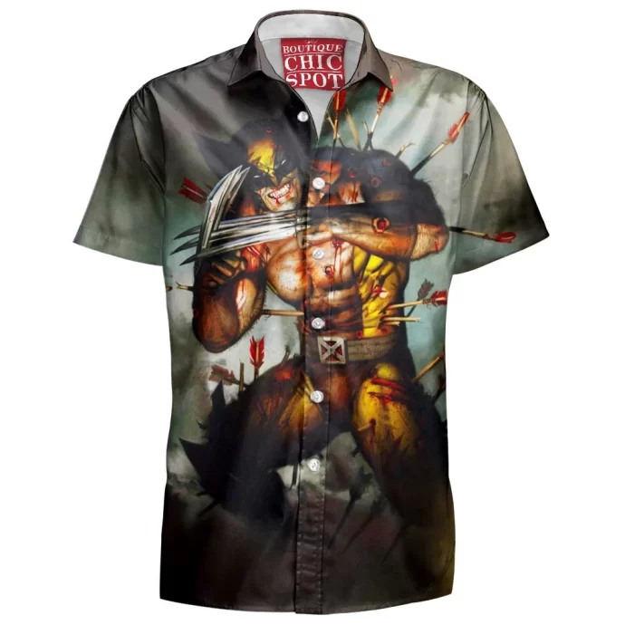 Wolverine Hawaiian Shirt