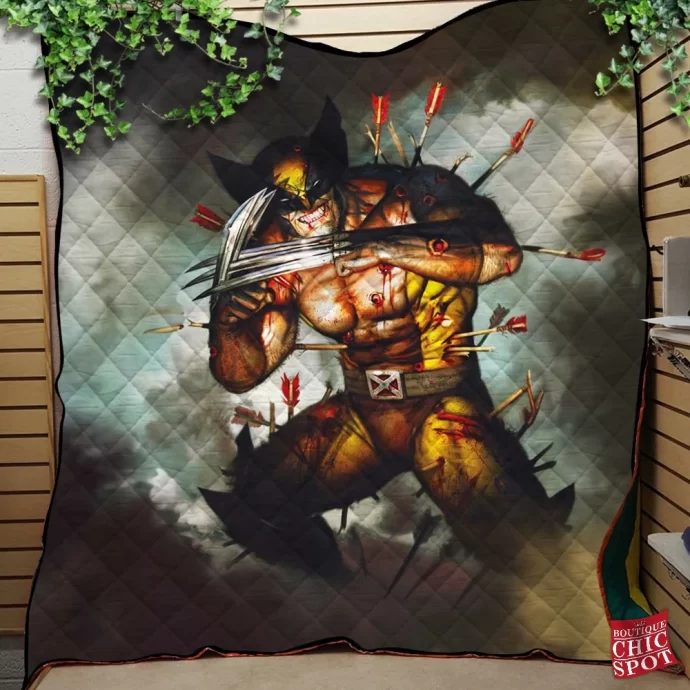 Wolverine Quilt Blanket