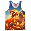 Comic Tank-Top, Fantastic Four Tank-Top, Human Torch Tank-Top