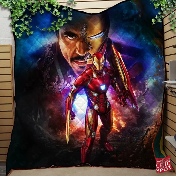 Iron Man Quilt Blanket