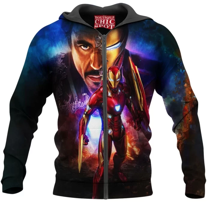 Iron Man Zip Hoodie