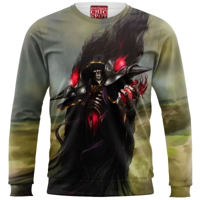 Anime Zip Sweatshirt, Overlord Zip Sweatshirt