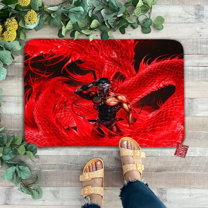 Red Genji Doormat