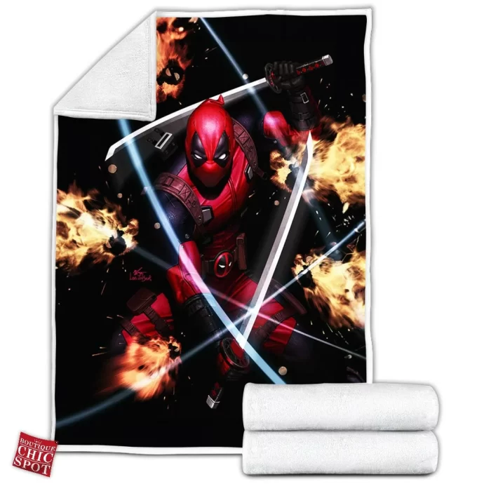 Deadpool Fleece Blanket