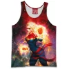 Comic Tank-Top, Captain Marvel Tank-Top