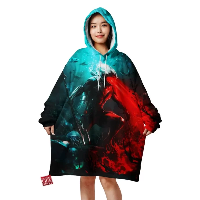 Black Manta Blanket Hoodie