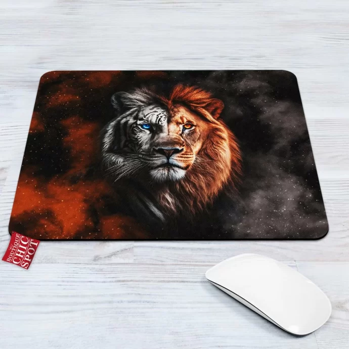 Lion Tiger Mouse Pad