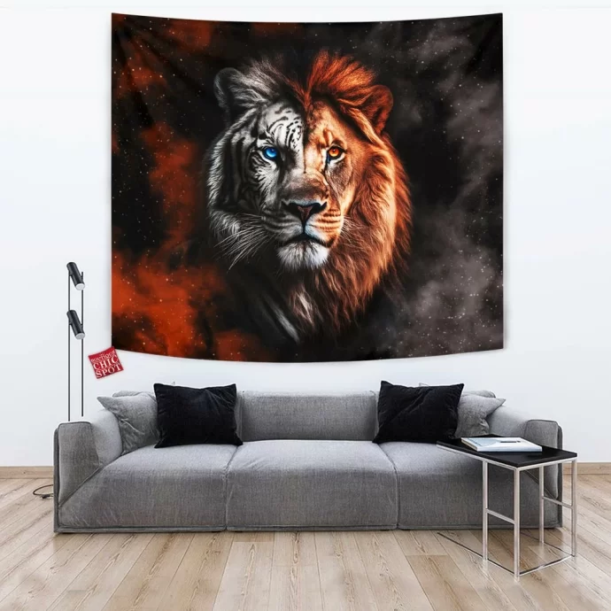 Lion Tiger Tapestry