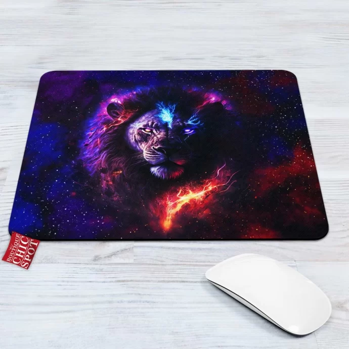 Galaxy Storm Lion Mouse Pad