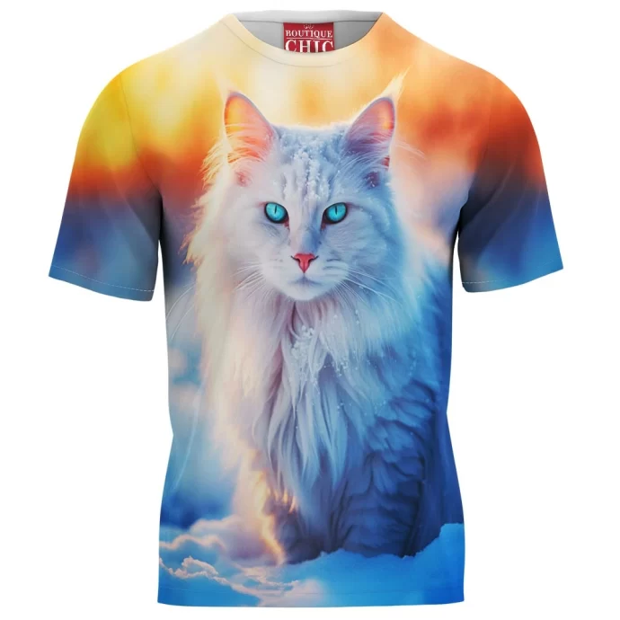 Blue Eyed White Cat T-Shirt