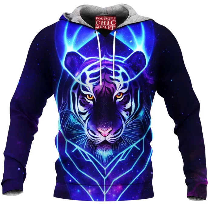 Galaxy Tiger Fleece Hoodie