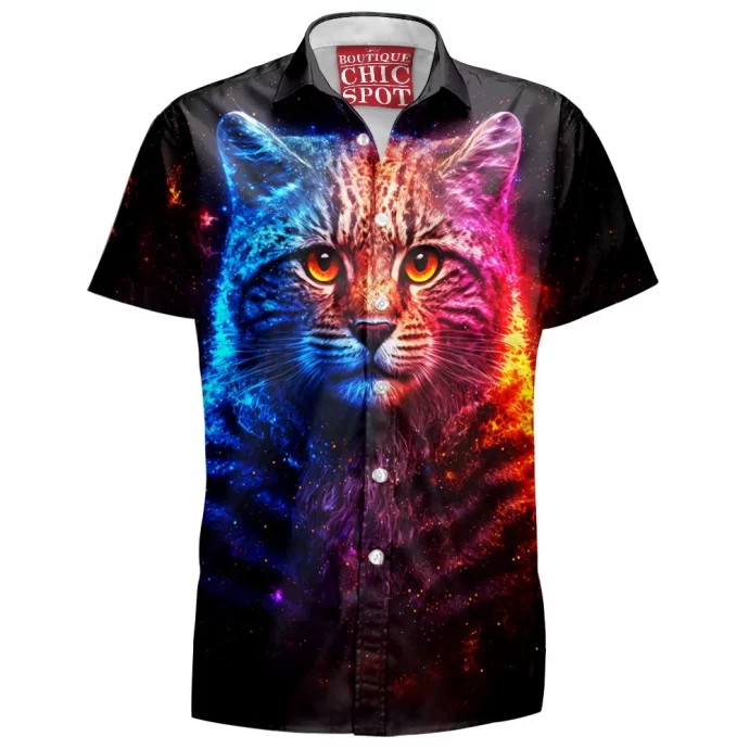 Galaxy Cat Hawaiian Shirt