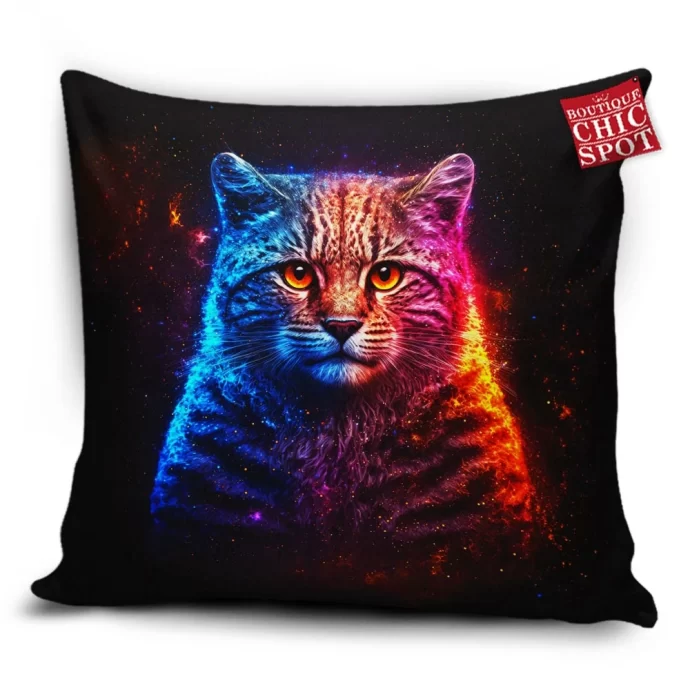 Galaxy Cat Pillow Cover