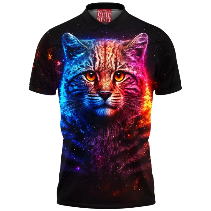 Galaxy Cat Polo Shirt