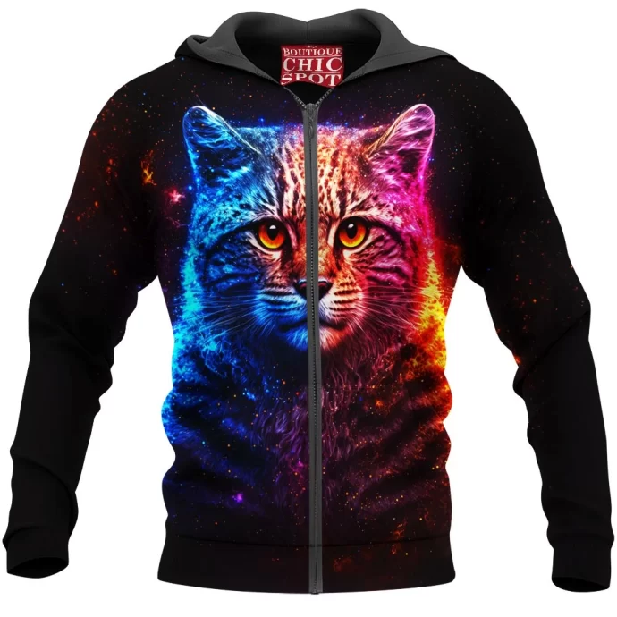 Galaxy Cat Zip Hoodie