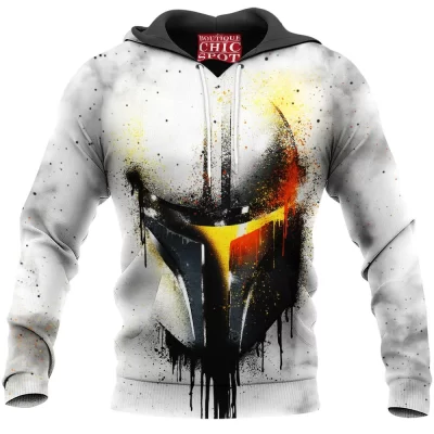 Sci-Fi Hoodie, Star Wars Hoodie, The Mandalorian Hoodie