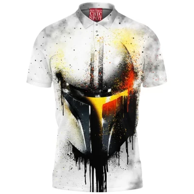Sci-Fi Polo Shirt, Star Wars Polo Shirt, The Mandalorian Polo Shirt