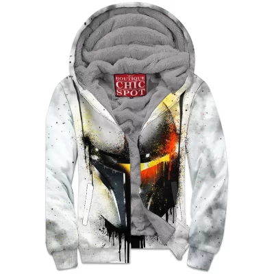 Sci-Fi Zip-Fleece-Hoodie, Star Wars Zip-Fleece-Hoodie, The Mandalorian Zip-Fleece-Hoodie
