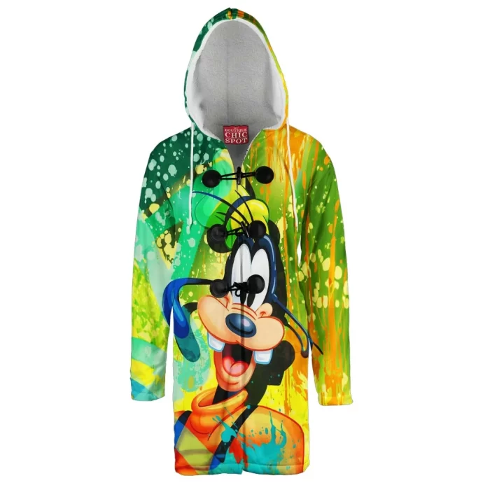 Goofy Hooded Cloak Coat