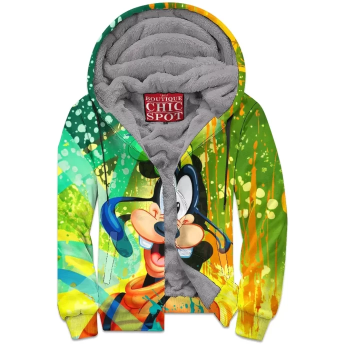 Goofy Zip Fleece Hoodie