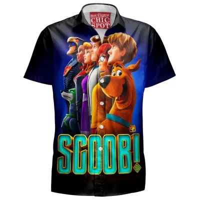 Cartoon Hawaiian-Shirt, Scooby-Doo Hawaiian-Shirt