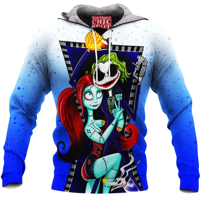 Harley Quinn Sally Joker Jack Fleece Hoodie