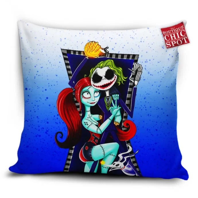 Harley Quinn Sally Joker Jack Pillow Cover