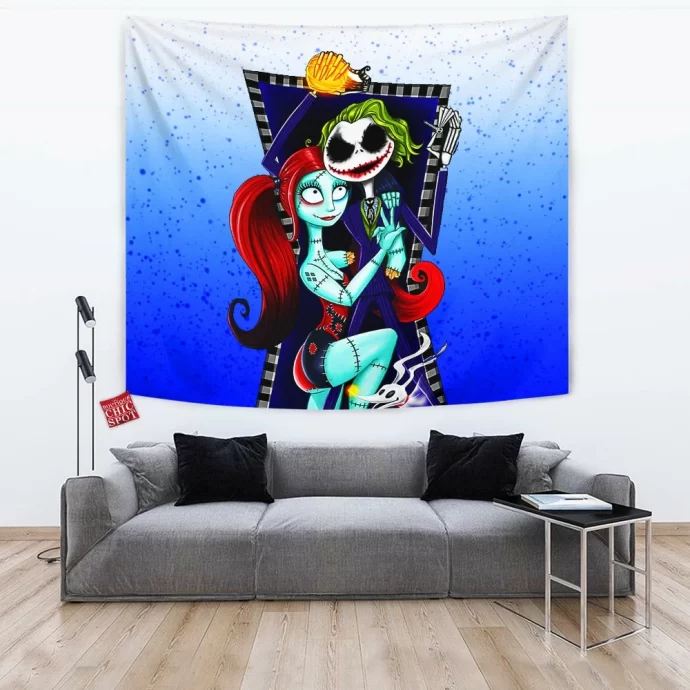 Harley Quinn Sally Joker Jack Tapestry