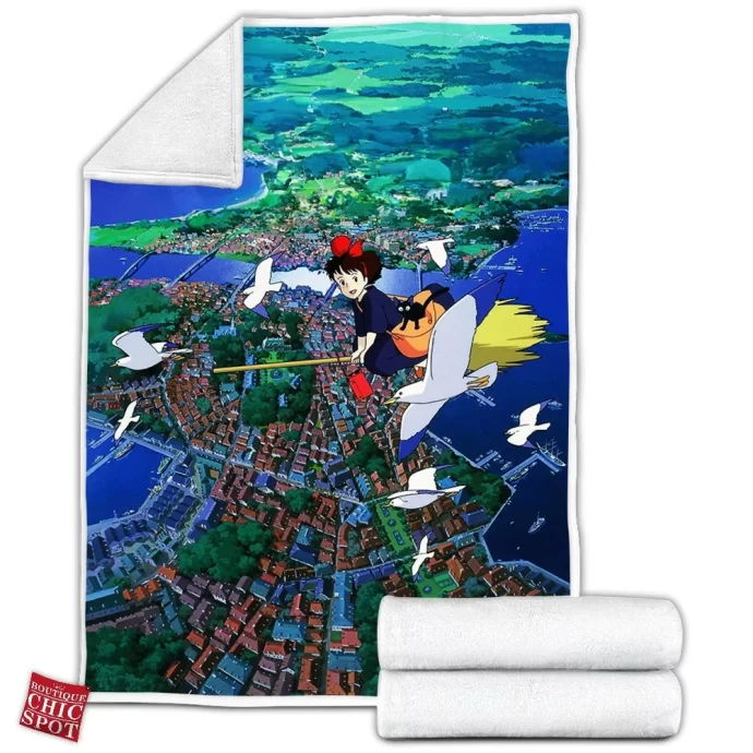 Kikis Delivery Service Fleece Blanket