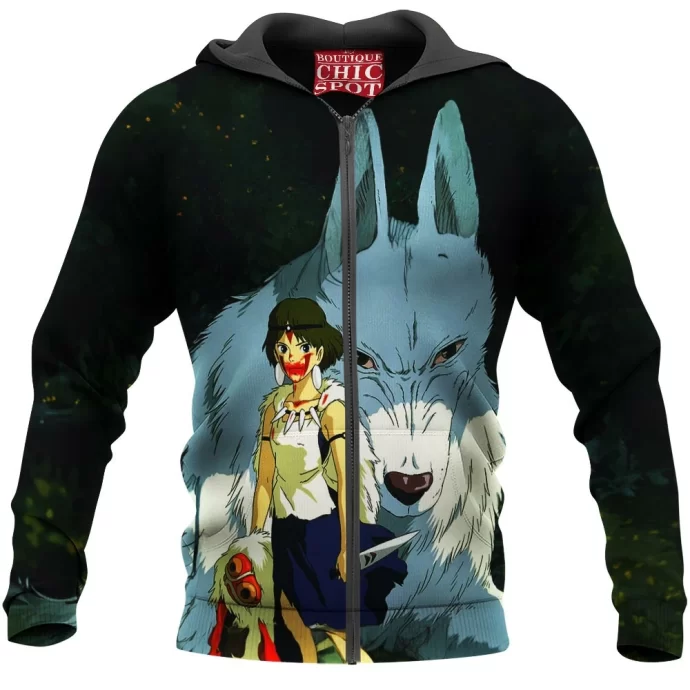 Princess Mononoke Zip Hoodie