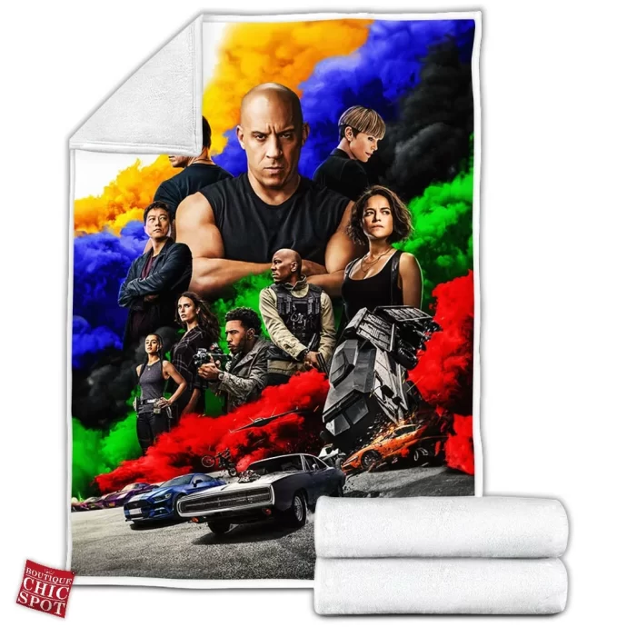 Fast Furious Fleece Blanket