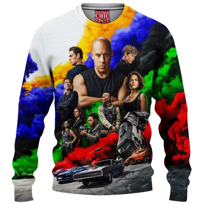 Fast Furious Knitted Sweater