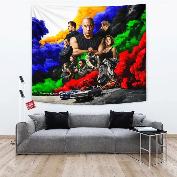 Fast Furious Tapestry