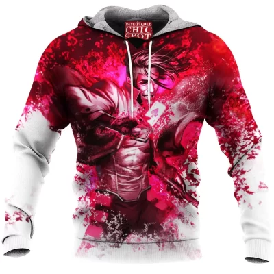 Comic Fleece-Hoodie, Gambit Fleece-Hoodie, X-men Fleece-Hoodie