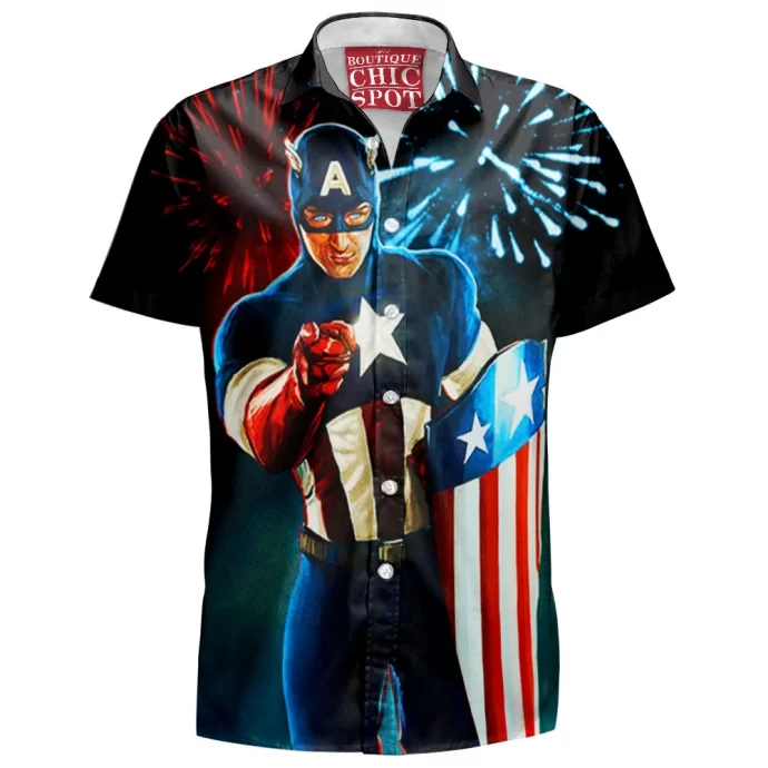 Captain America Hawaiian Shirt