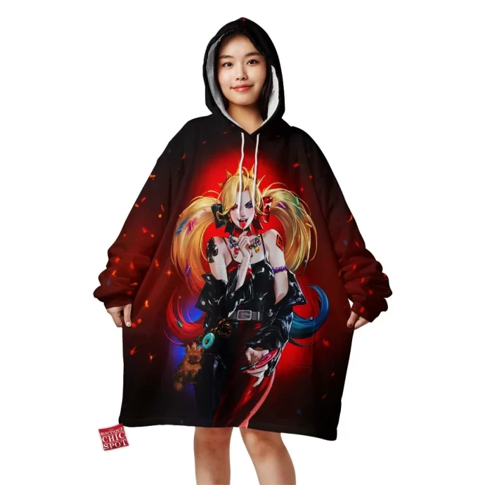 Harley Quinn Blanket Hoodie