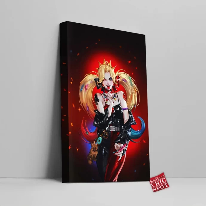 Harley Quinn Canvas Wall Art