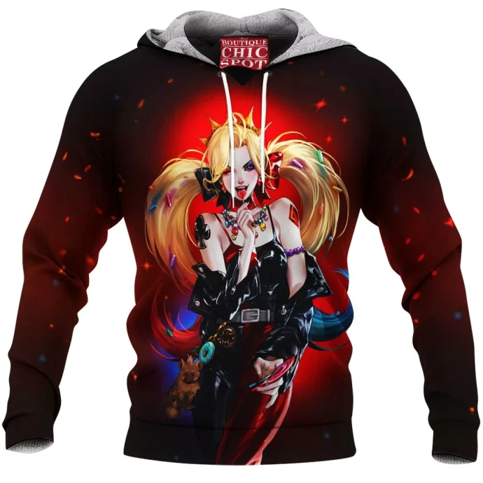 Harley Quinn Fleece Hoodie