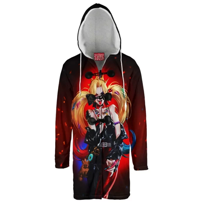 Harley Quinn Hooded Cloak Coat