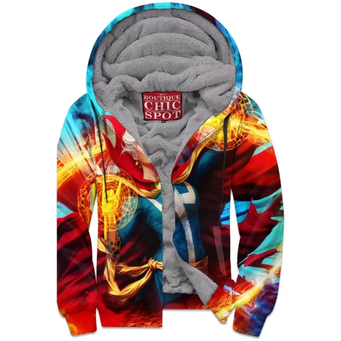 Doctor Strange Zip Fleece Hoodie