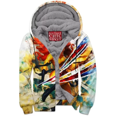 Comic Zip-Fleece-Hoodie, Hellcat Zip-Fleece-Hoodie